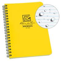 Side-Spiral Notebook, Soft Cover, Yellow, 64 Pages, 4-5/8" W x 7" L OQ545 | Oxymax Inc
