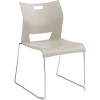 Duet™ Armless Training Chair, Plastic, 33-1/4" High, 350 lbs. Capacity, White OQ779 | Oxymax Inc