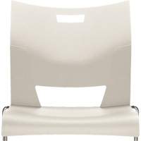 Duet™ Armless Training Chair, Plastic, 33-1/4" High, 350 lbs. Capacity, White OQ779 | Oxymax Inc