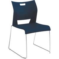 Duet™ Armless Training Chair, Plastic, 33-1/4" High, 350 lbs. Capacity, Blue OQ781 | Oxymax Inc