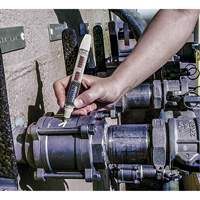 Marqueur de peinture &agrave; pointe en feutre, Liquide, Blanc Oxymax Inc