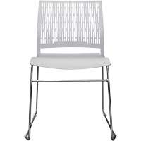 Activ™ Series Stacking Chairs, Polypropylene, 32-3/8" High, 250 lbs. Capacity, Grey OQ955 | Oxymax Inc