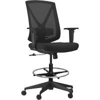 Activ™ Series Synchro-Tilt Adjustable Chair, Fabric/Mesh, Black, 250 lbs. Capacity OQ961 | Oxymax Inc