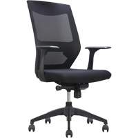 Activ Series Synchro-Tilt Office Chair, Fabric/Mesh, Black, 275 lbs. Capacity Oxymax Inc