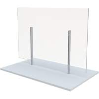 Freestanding Board Mount Sneeze Guard, 36" W x 36" H OR024 | Oxymax Inc