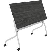 Table de formation &agrave; dessus rabattable Newland, 24" lo x 60" la x 29-1/2" h, Brun fonc&eacute; Oxymax Inc