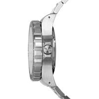 Tr&egrave;s grande montre automatique avec jour/date avec bracelet en acier inoxydable, Num&eacute;rique, &agrave; piles, 46 mm, Argent Oxymax Inc