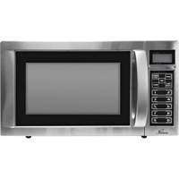 Commercial Microwave, 0.9 cu. ft., 1000 W, Black/Stainless Steel OR506 | Oxymax Inc