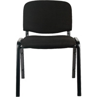 Chaises empilables, Tissu, Hauteur 32", Capacit&eacute; 250 lb, Noir Oxymax Inc