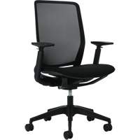 Kody High-Back Synchro-Tilter Chair, Mesh, Black, 300 lbs. Capacity Oxymax Inc