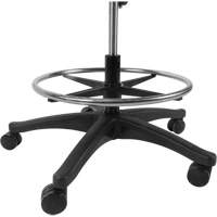 Mesh Work Stool, Mobile, Adjustable Height, 450 lbs. Capacity Oxymax Inc