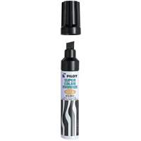 Refillable Super Colour Permanent Marker, Chisel, Black OTI748 | Oxymax Inc