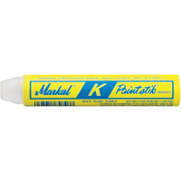M Paintstik&reg; Paint Marker for Heat Treating, Solid Stick, White Oxymax Inc