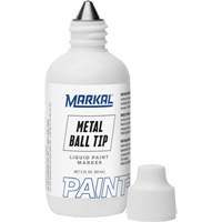 Paint-Riter&reg; Metal Ball Tip, Liquid, White Oxymax Inc