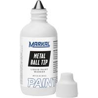 Paint-Riter avec pointe en bille m&eacute;tallique, Liquide, Noir Oxymax Inc