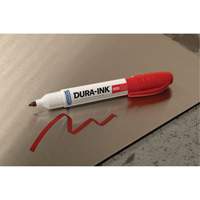 Marqueur Dura-Ink no 55, Rouge, Pointe Ciseau Oxymax Inc