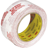 Ruban d'emballage Scotch 3771 avec message, Adh&eacute;sif Thermofusible, 2 mils, 48 mm (1-22/25") x 100 m (328') Oxymax Inc