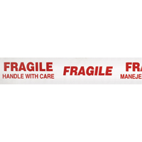 Ruban d'emballage Scotch 3771 avec message, Adh&eacute;sif Thermofusible, 2 mils, 48 mm (1-22/25") x 100 m (328') Oxymax Inc