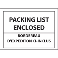 Pochettes pour bordereau d'expédition, 4" lo x 5" la, Style Insertion par l'arrière PB244 | Oxymax Inc