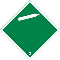 TDG Shipping Labels, Class 2, Gases, Paper Oxymax Inc