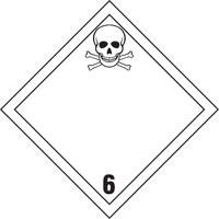 TDG Shipping Labels, Class 6.1, Toxic Substances, Vinyl Oxymax Inc