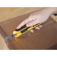 Five-Position Safety Knife, 18 mm, Silver, Rubber Handle Oxymax Inc