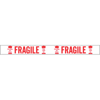 Bilingual Printed Tape – Fragile This Side Up , Red on White Oxymax Inc