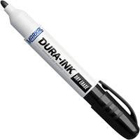 Marqueurs &agrave; essuyage &agrave; sec Dura-Ink, Noir, Pointe Ronde Oxymax Inc