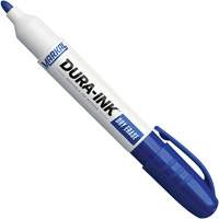 Marqueurs &agrave; essuyage &agrave; sec Dura-Ink, Bleu, Pointe Ronde Oxymax Inc