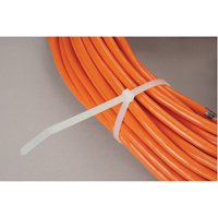 Attaches de câbles, Longueur 8", Résistance à la traction 50 lb, Naturel PF389 | Oxymax Inc