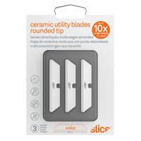 Slice™ Lames à extrémité arrondie pour couteau utilitaire en céramique, Style Simple PF809 | Oxymax Inc