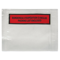 Packing List Envelope, 4-1/2" L x 5-1/2" W, Backloading Style Oxymax Inc