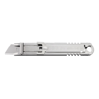 Couteau de s&eacute;curit&eacute; autor&eacute;tractable, 14,5 mm, Acier inoxydable, Prise en Acier inoxydable Oxymax Inc