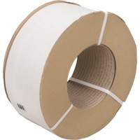 Feuillard, Polypropyl&egrave;ne, 1/2" la x 9900' lo, Blanc, Calibre Machine Oxymax Inc