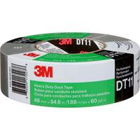 DT11 Heavy-Duty Duct Tape, 11 mils, Silver, 48 mm (2") x 55 m (180') Oxymax Inc