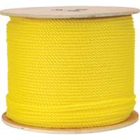 Corde jaune tress&eacute;e 1/4", Polypropyl&egrave;ne, 1300' Oxymax Inc