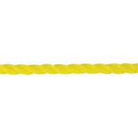 Corde jaune tress&eacute;e 1/4", Polypropyl&egrave;ne, 1300' Oxymax Inc