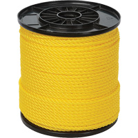 Corde torsad&eacute;e jaune &agrave; trois brins 1/4", Polypropyl&egrave;ne, 550' Oxymax Inc