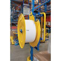 Strapping Dispenser, Polyester/Steel/Polypropylene Straps, 16"/8" Core Dia., 3"/8"/6" Roll Width Oxymax Inc