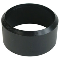Pipe Adapter Bushing, 3", Plastic Oxymax Inc