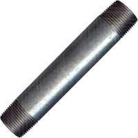 Raccord long, Galvanis&eacute;, 1/2", NPT x NPT Oxymax Inc