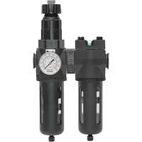 Filtre/r&eacute;gulateur + filtre coalescent drain manuel avec bol standard Modulair 400, 1/4" NPT, 150 psi, Capacit&eacute; de 9,1 oz liq. Oxymax Inc