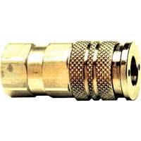 D&eacute;connexion rapide automatique &agrave; une main, Laiton, 1/4" x 3/8" Oxymax Inc
