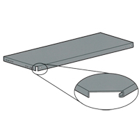 &eacute;tag&egrave;res &agrave; corni&egrave;res perfor&eacute;es - Tablettes, Acier galvanis&eacute;, 36" la x 12" p Oxymax Inc