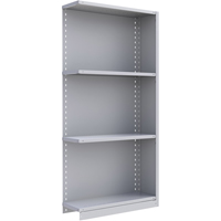 Interlok Shelving Unit, Steel, Boltless, 800 lbs. Capacity, 36" W x 76" H x 24" D Oxymax Inc