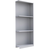 &eacute;l&eacute;ment de rayonnage Interlok, Acier, Sans boulons, Capacit&eacute; 800 lb, 36" la x 88" h x 24" p Oxymax Inc