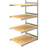 &eacute;tag&egrave;re-classeur de grande largeur, Acier, 4 Tablettes, 42" la x 32" p x 84" h, Ensemble Ajout Oxymax Inc