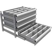 Cabinet d'entreposage &agrave; tiroirs int&eacute;gr&eacute; Interlok Oxymax Inc
