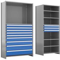 Cabinet d'entreposage à tiroirs intégré Interlok RN761 | Oxymax Inc