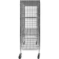 Chariot de s&eacute;curit&eacute;, Chrom&eacute;, 48" x 69" x 24", Capacit&eacute; 500 lb Oxymax Inc
